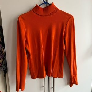 Orange Medium Turtleneck